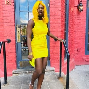 Hot Yellow Dress
